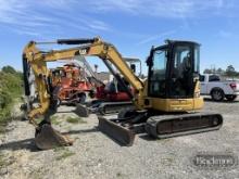 Caterpillar 305.5E Mini-Excavator, 2,580 hrs, Rubber Tracks, Hydraulic Thum