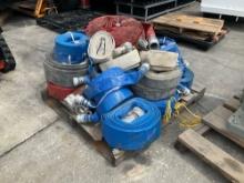 PALLET OF ASSORTED DISCHARGE HOSES...