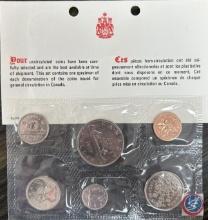 1975 Canadian Uncirculated coin set
