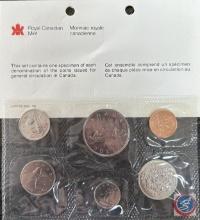 1980 Canadian Uncirculated coin set