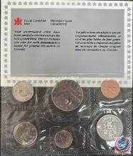 1986 Canadian Uncirculated coin set
