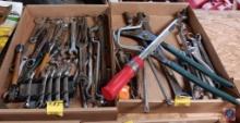 (2) Boxes of Tools: Wrenches
