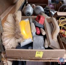 (2) Boxes of Tools: Sanders and Bowling Pins