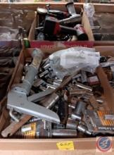 (2) Boxes of Tools: Drills and Sockets