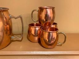 Copper Barware Glasses