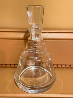 Glass Decanter with Glass Stopper
