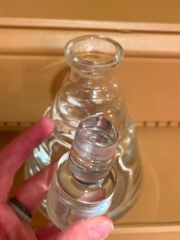 Glass Decanter with Glass Stopper
