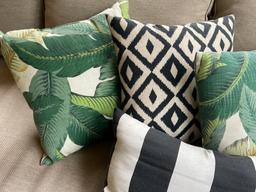 Group of 5 Outdoor Pillows