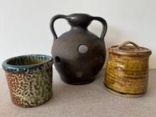 Group of 3 Pottery Pieces