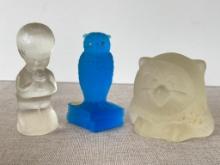 Group of Glass Figurines