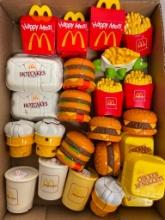 Lot of Vintage McDonald's Happy Meal Toys - All Food