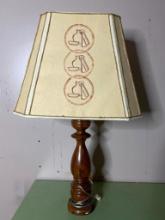 Vintage Wooden Lamp
