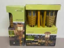 Group of Malibu Outdoor Patio Torches - New in Box