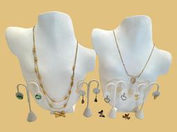 Assorted Vintage Fashion Jewelry, Including