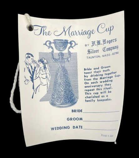 (3) Silverplate Wedding Cups