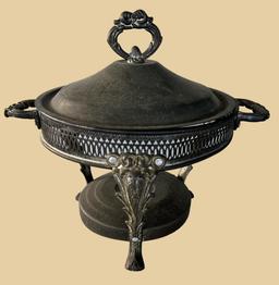 (2) Silverplate Chafing Dishes