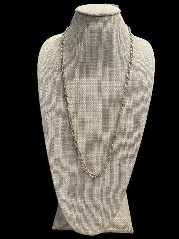 Sterling Silver 32 1/2" Necklace marked "Sterling"