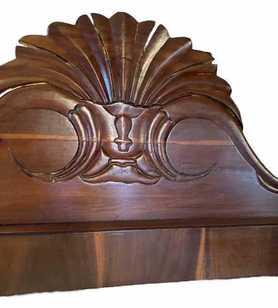 Antique Mahogany West Indies Canopy Bed (Full)—