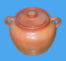 Vintage Stoneware Bean Pot
