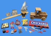Assorted Vintage Toys & Games