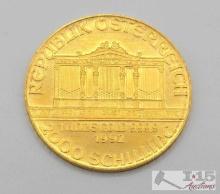 (1992) 2000 Schilling Vienna Philharmonic .999 Fine Gold Coin