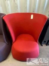 Patricia Urquiola For B&B Italia Red Fat Chair