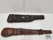 (2) Soft and Hard Leather Scabbards