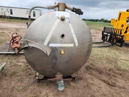 Stainless Steel Tank (Apprx. 500 Gal.)