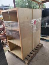 (2) Fabricated Wood Shelves