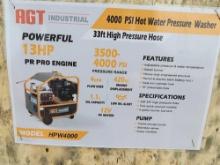 2024 Unused Agrotk HPW4000 13HP 4000 PSI Hot-Water Pressure Washer