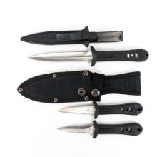 3 United Cutlery Boot Knives