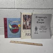 Lot of 3 Neat Books, Dragonology, Speaking Early Modern English