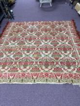 antique 1844 Coverlet Berlin Approximately 6 x 7?