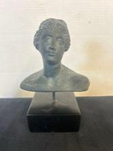 Greek lady bust on base