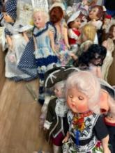 misc vintage & antique dolls, Ragedy Ann, Bisby doll