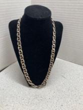 Chain link necklace marked .925 silver