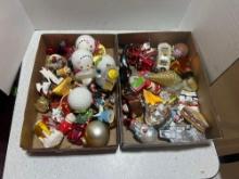 large lot of ornaments
