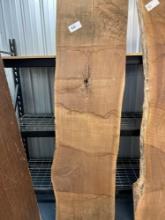 rough sawn slab of walnut 80x23 inchs 1.5 inch thick