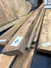 grouping of 8 rough saw oak lumber 8-9 ft each
