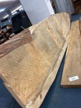 massive rough song slab of maple 12 ft