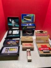 Cigarette collectibles, including Marlboro, zippo, lighter Camel lighters and more