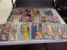 Collection of 65 comic books DC Marvel, modern comics, etc.