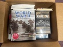 box of military books