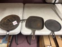 cast iron skillets and pans