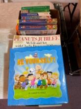 Charlie Brown, VHS and peanuts books