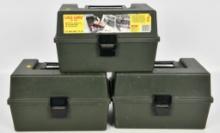 Lot of 3 MTM Case Guard 12 Gauge Shotshell Boxes
