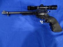 RUGER .44 MAGNUM REVOLVER 6 SHOT MOD: SUPER BLACKHAWK W/LEUPOLD SCOPE