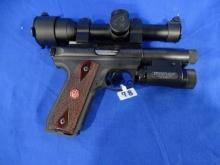 RUGER .22 LR AUTO MOD: 22/45 MK III W/NIKON SCOPE & STREAM LIGHT S/N: 272-06628