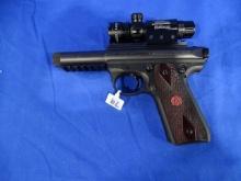 RUGER .22 LR AUTO MOD: 22/45 MK III W/LASER LIGHT S/N: 271-98370