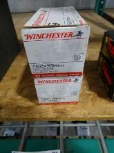 WINCHESTER 7.62X39MM 123GR FMJ TARGET 40/BOX (X2)